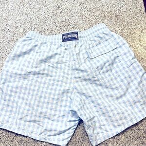 Vilebrequin Men’s Plaid checked Swim Trunks